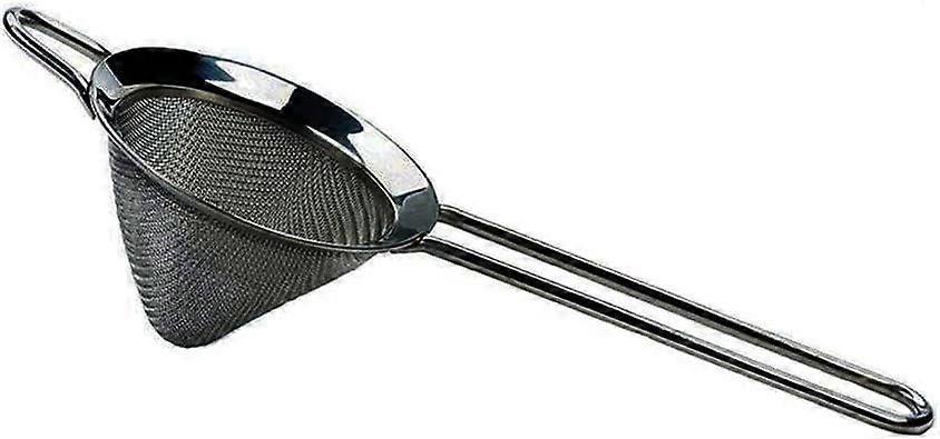 Professional Cocktail Strainer - Fine Mesh Bar Tool (Black, 1pc)