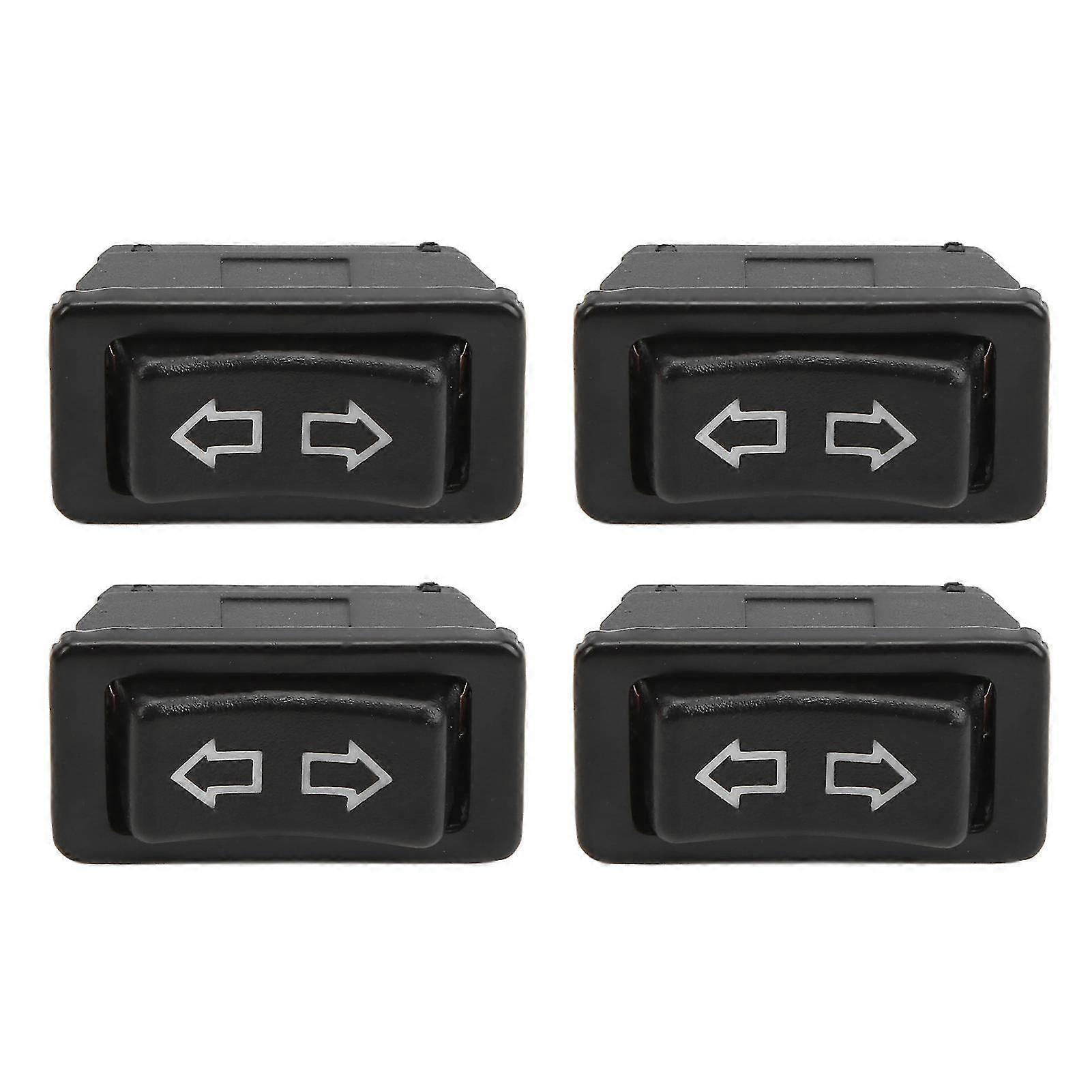 5Pin Car Window Switch Set - 4PCS Illuminated Power Window Controls