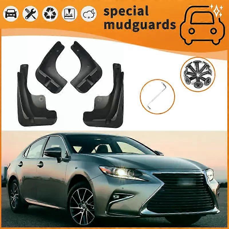 For Lexus ES240 350 11-19 models Mudguards Fender Mudflaps Front Rear Flares Splash Guards Cover Car Accessorie-fj