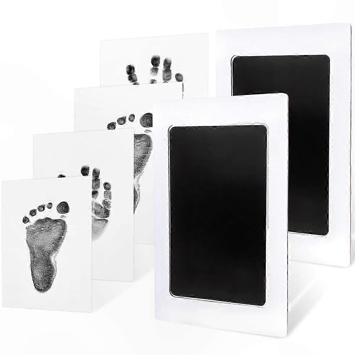 Inkless Pet Print Kit for Dogs & Cats, 4 Pads, 8 Cards, Nose Stamp Touch Collection Set