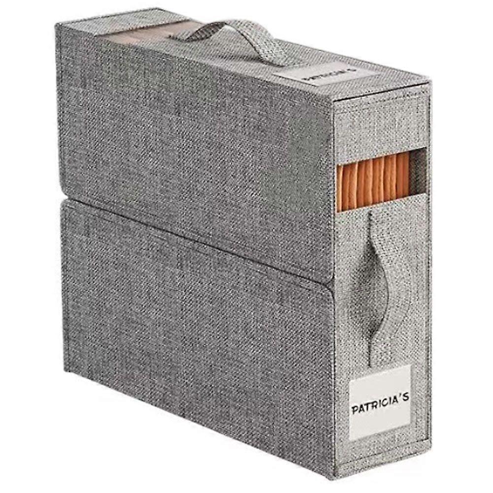 Sheet Organisers for Linen Closet Foldable Bed Sheet Organiser with Convenient Handle for Bedroom Dorm Room