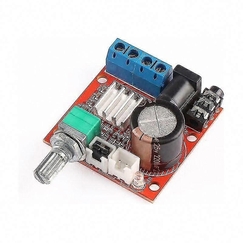 Mini Digital Amplifier Module PAM8610 2x10W Class D Amp for DIY with Capacitor 2 Channel DC 12V