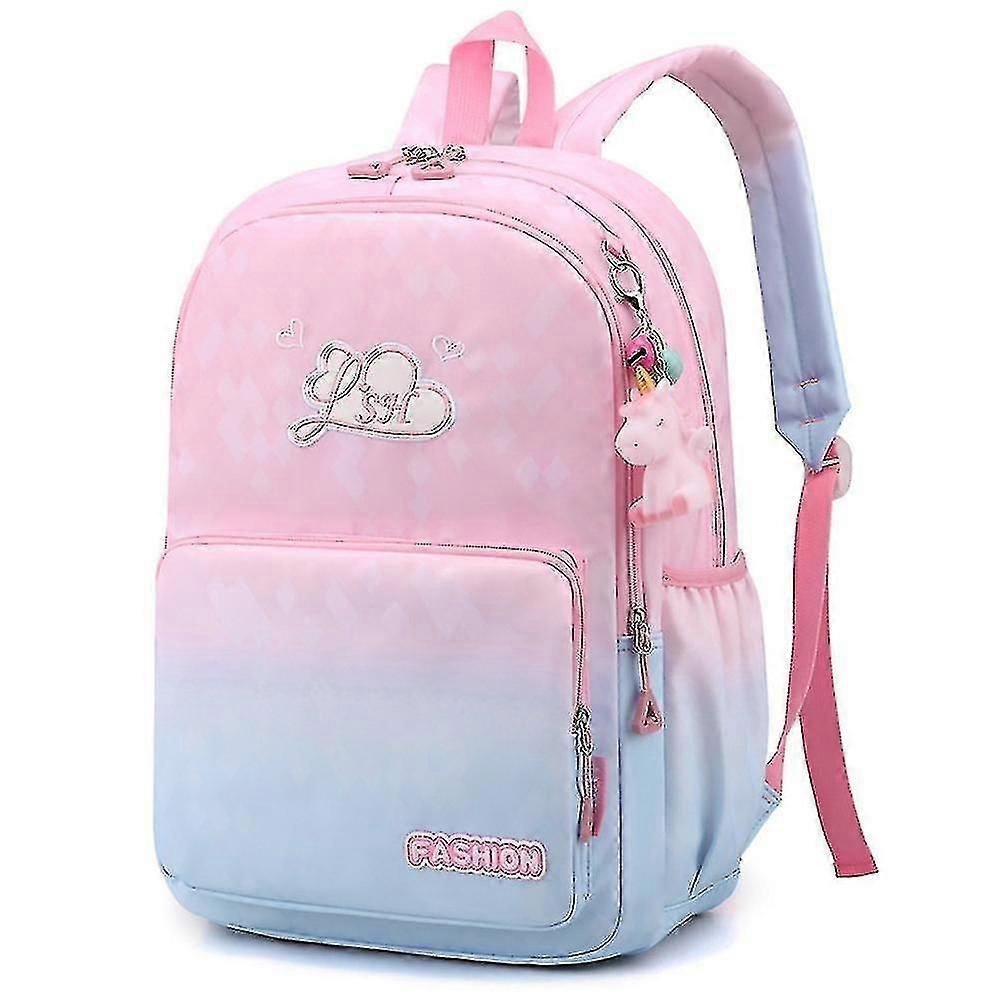 Large Capacity Backpack For Girls In Grades Three To Six