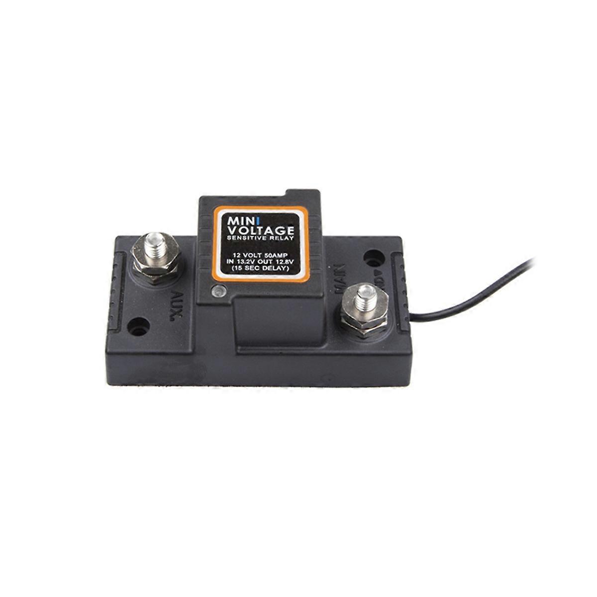 Dual Battery Isolator Waterproof Mini Voltage Sensitive Relay 12V 50A