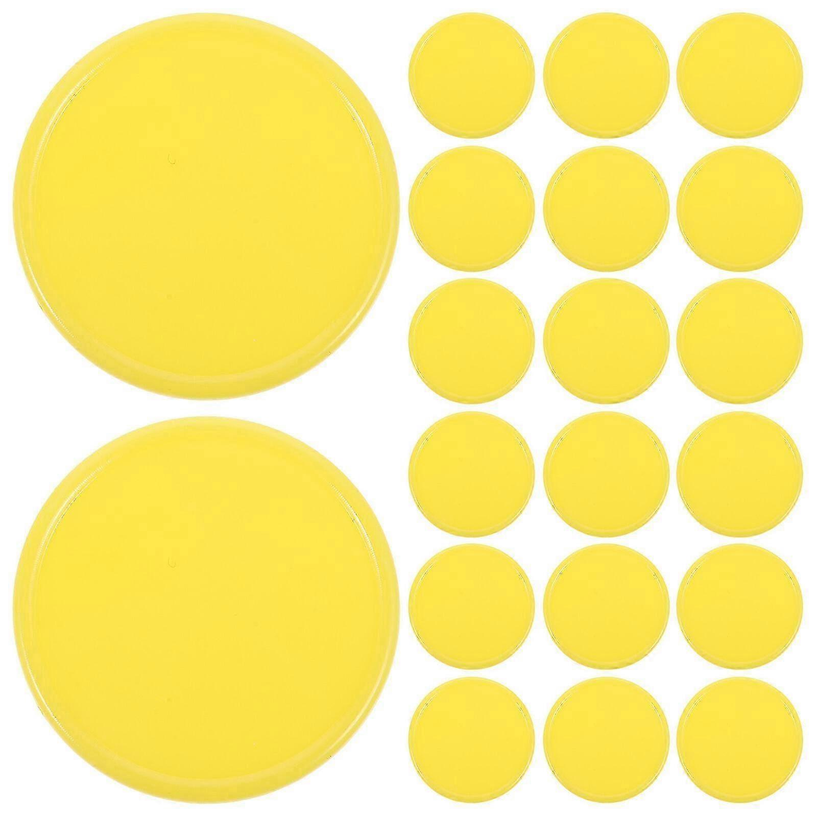 100pcs Colorful Round Game Chips for Poker, Counting, Teaching & Kids Activities - Multi-Purpose Plastic Tokens