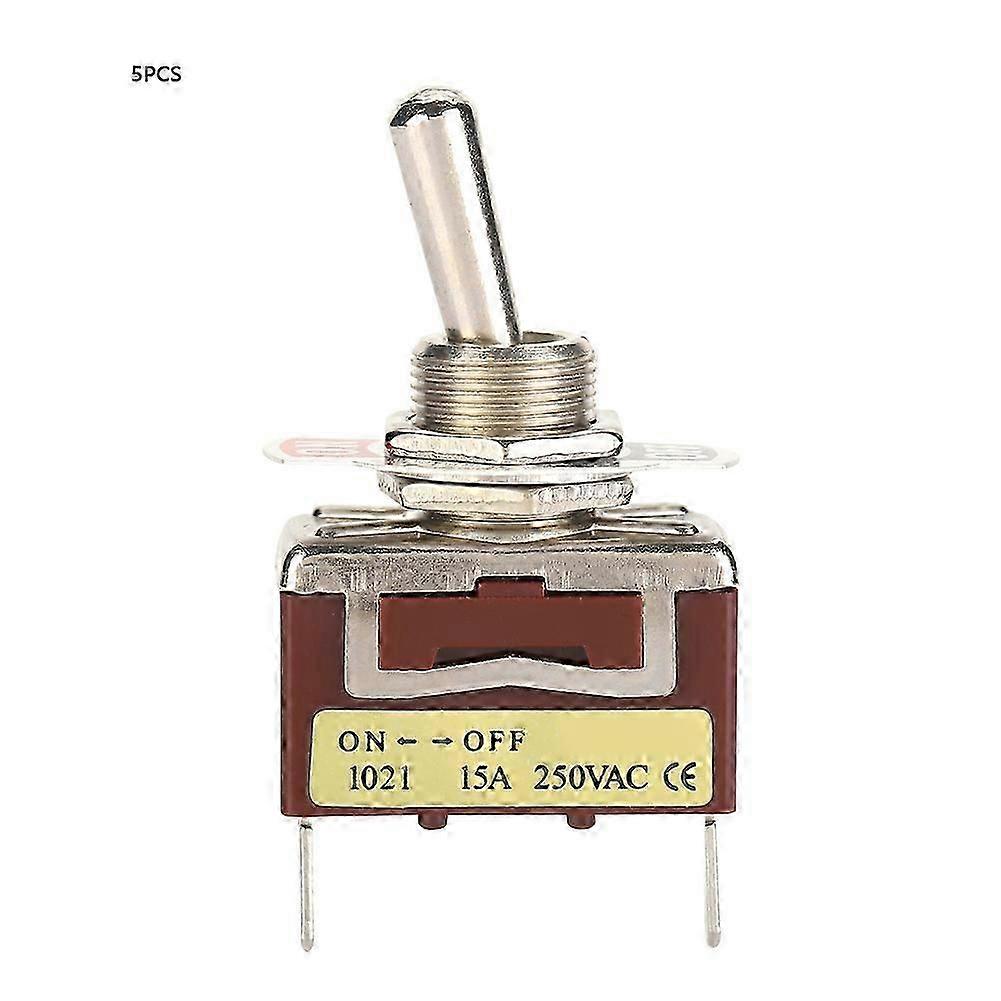 5PCS 6.3 Quick Pins 1021 MiniToggle Switch 2 Pin 2 Position On OFF