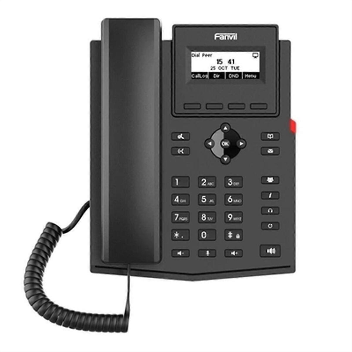 Fastnettelefon Fanvil X301W Sort