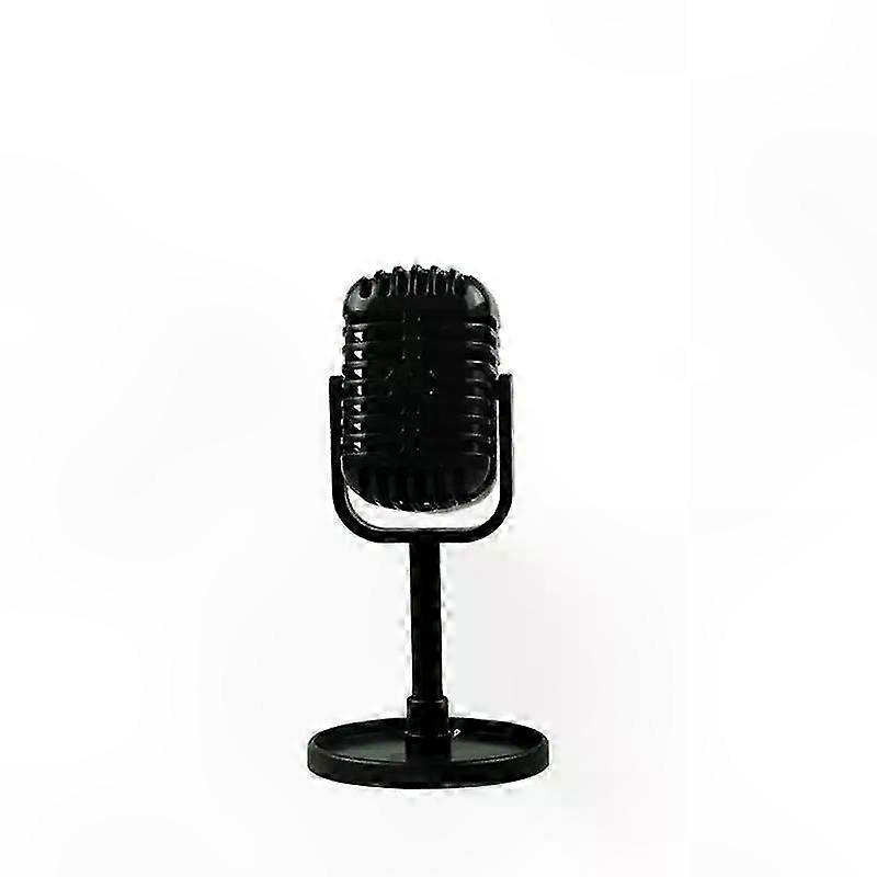 Classic Retro Microphone with Universal Stand for Live Performance, Karaoke, and Studio Recording Vintage Style Dynamic Mic