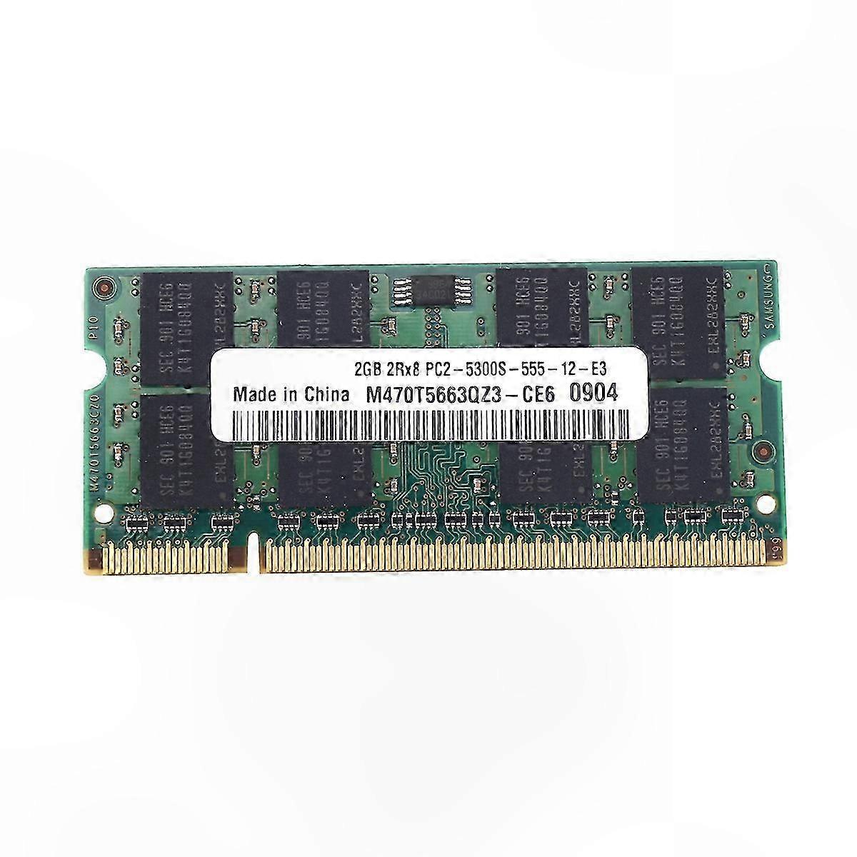 2GB DDR2 PC2-5300 667MHz SODIMM Laptop Memory RAM 200-Pin