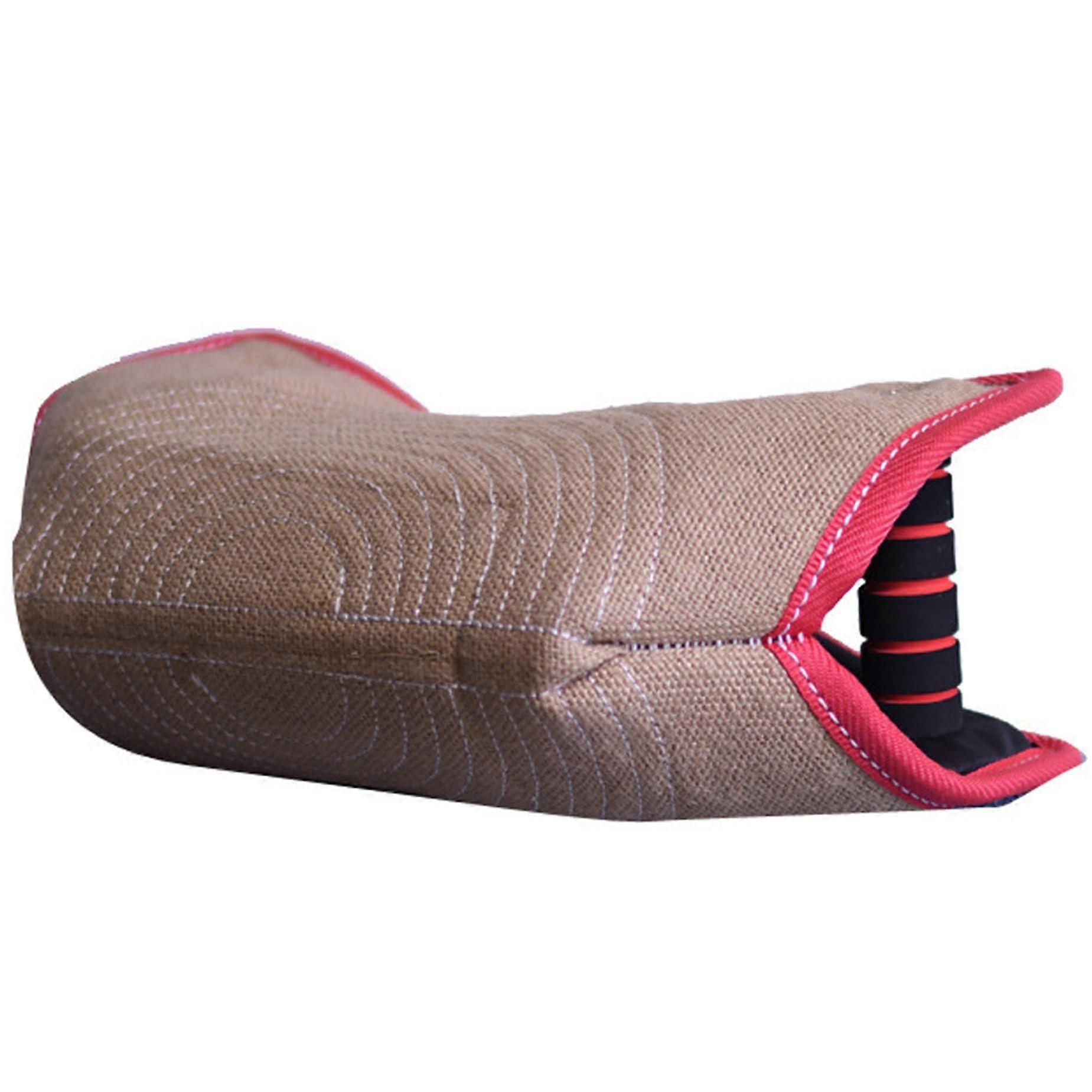 Dog Bite Sleeve 13x8x5.5in with 2 Handles - Linen Training Equipment for Dog Bite Protection and Interactive Training