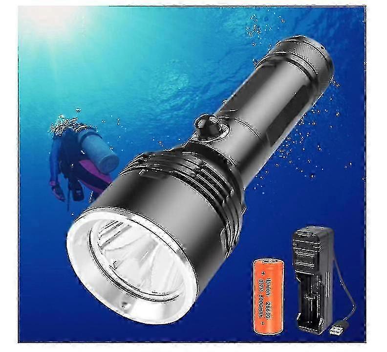 Dive Torch, Scuba Diving Torch, 5000 Lumens Super Bright Underwater...
