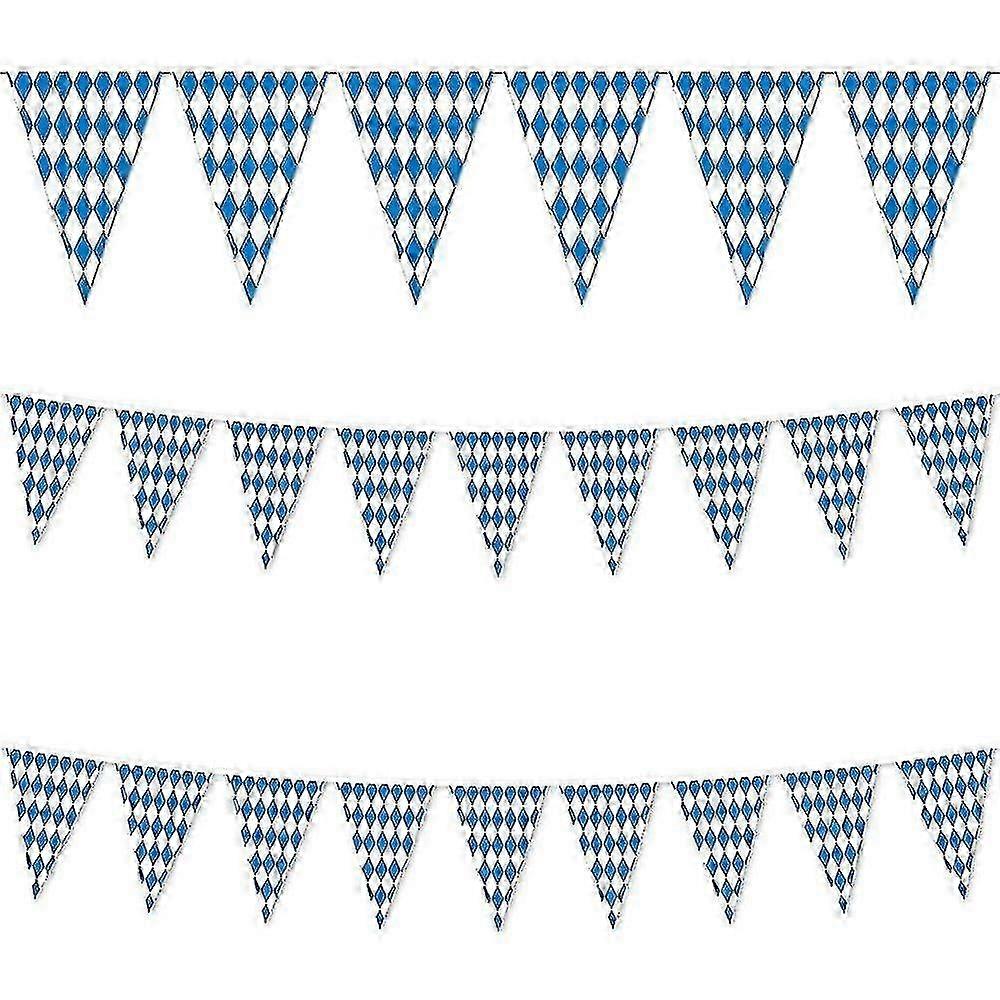 伝統的なオクトーバーフェストビールフェスティバルのペナントフラッグは、楽しいハンギングパーティーホオジロディスプレイのために