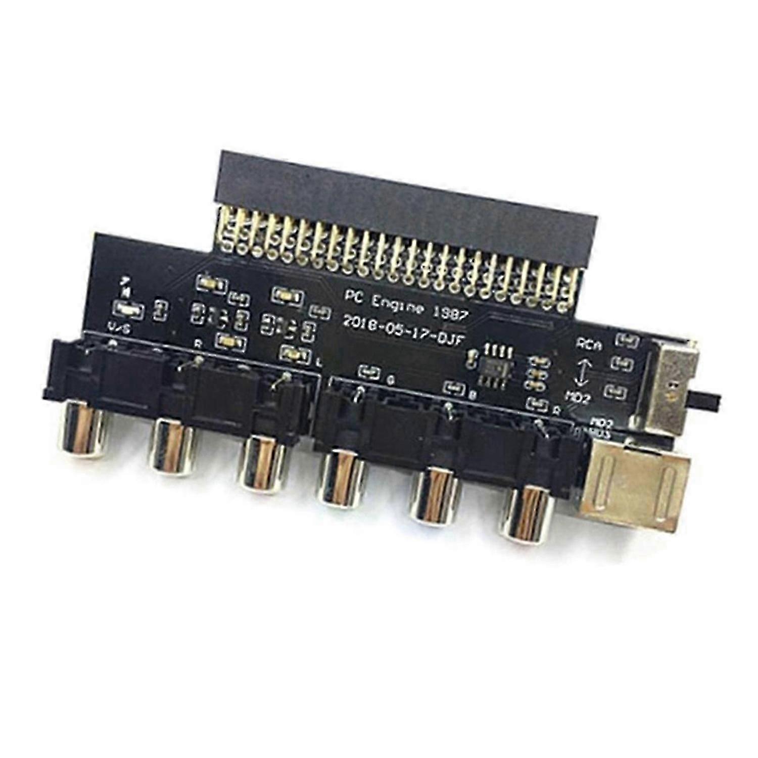 RGBS Card Video Booster RGBS Signal Output Audio Output for NEC PCE PC Engine Grafx for Grafx TV AC Cs