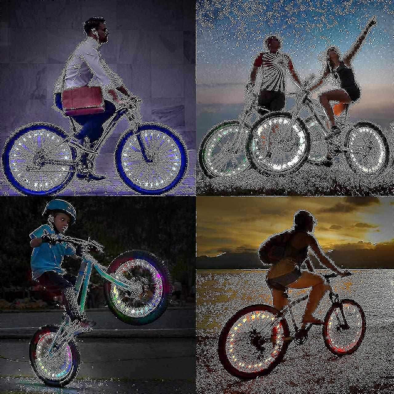 Bicycle Wheel Lights-bicycle Led Lights, Bicycle Led String Lights(2 Pieces)