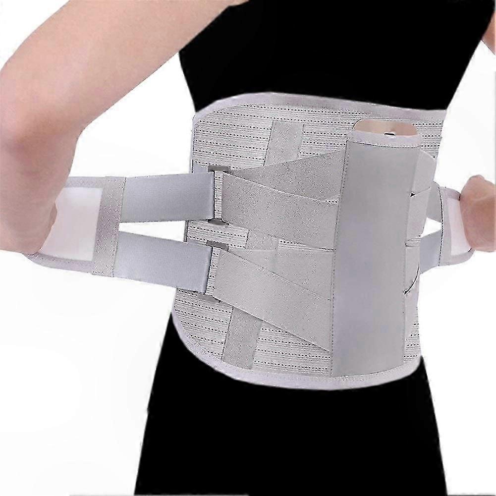 Support Belt for Lower Back Pain Relief with Adjustable Compression and Contoured Fit for Men and Women