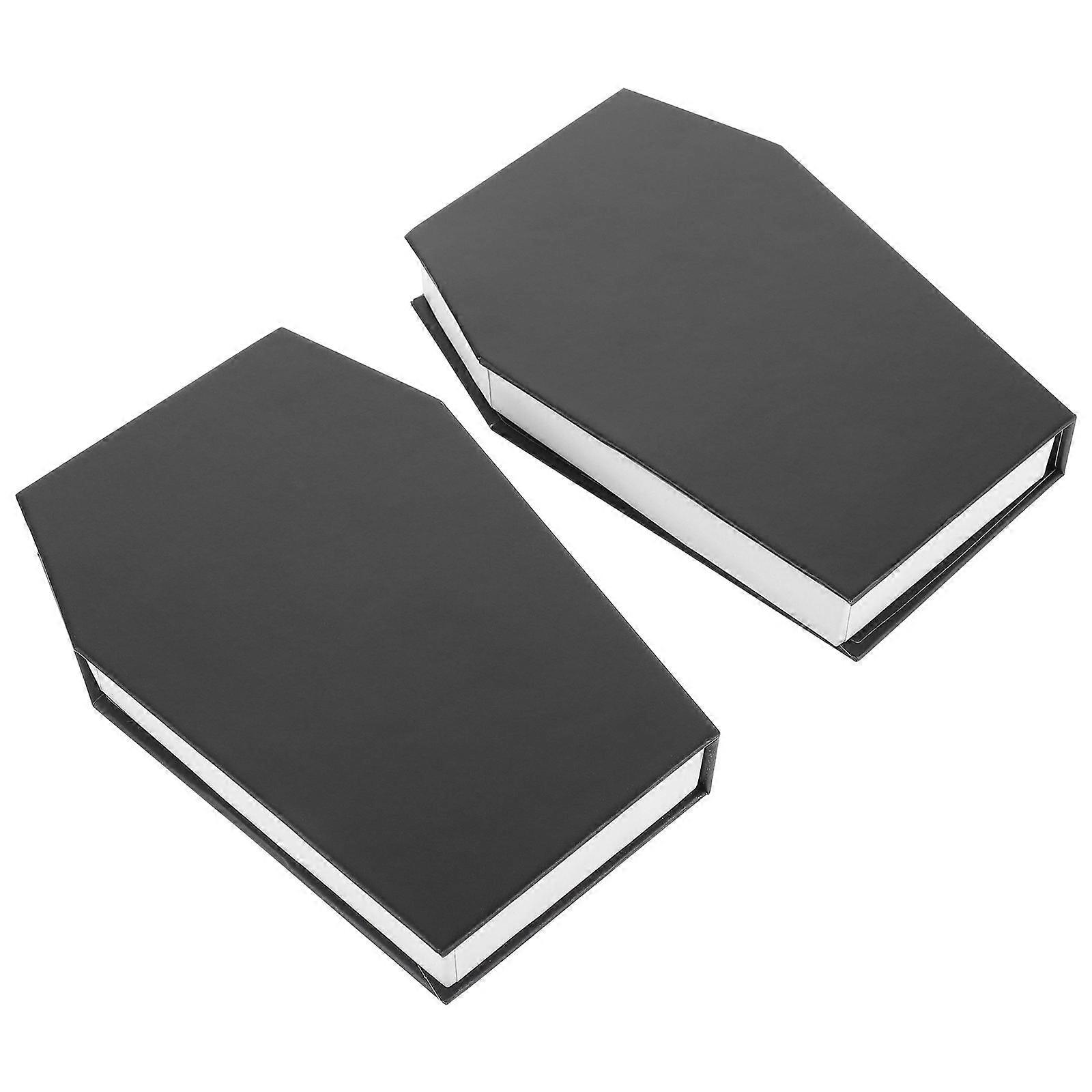 Storage Boxes Coffin Shape for Storage Use 2Pcs