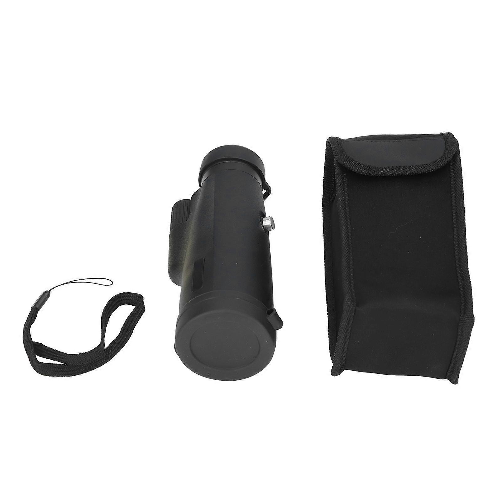 Monocular 12X Magnification 50mm Objective Lens Hand Held Telescope with Lanyard for Bird Watching Camping