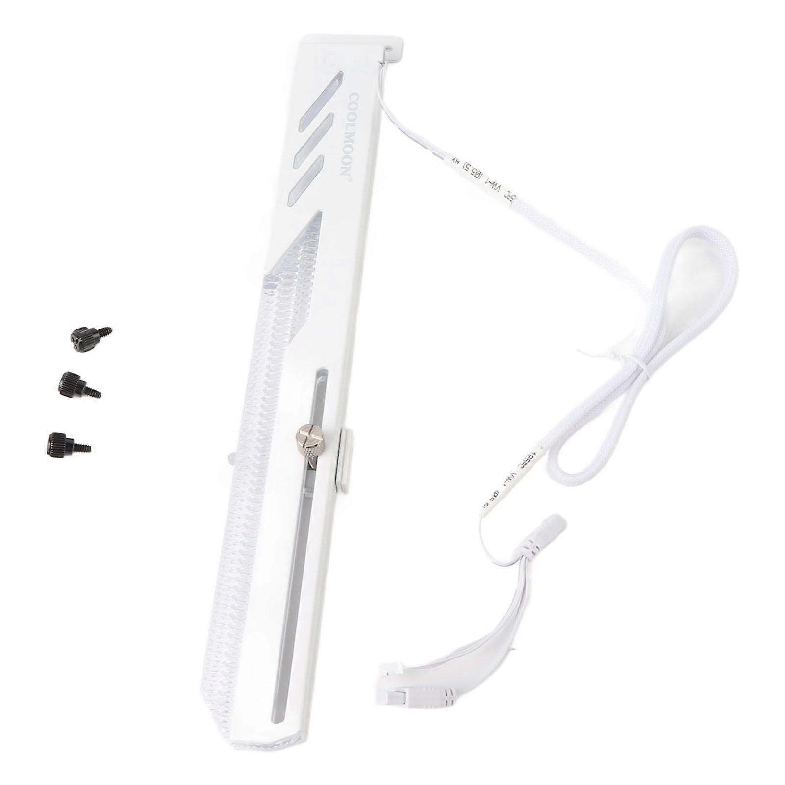 GPU Support Bracket Simple White Fashion Multi Interface 5V 3 Pin Colorful RGB Computer Graphics Card GPU Support Bracket