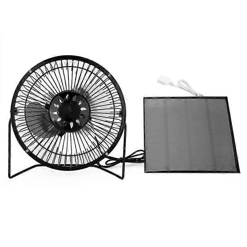 4.5W USB Solar Panel Powered Portable Fan Cooling Ventilation  Stand|Fans