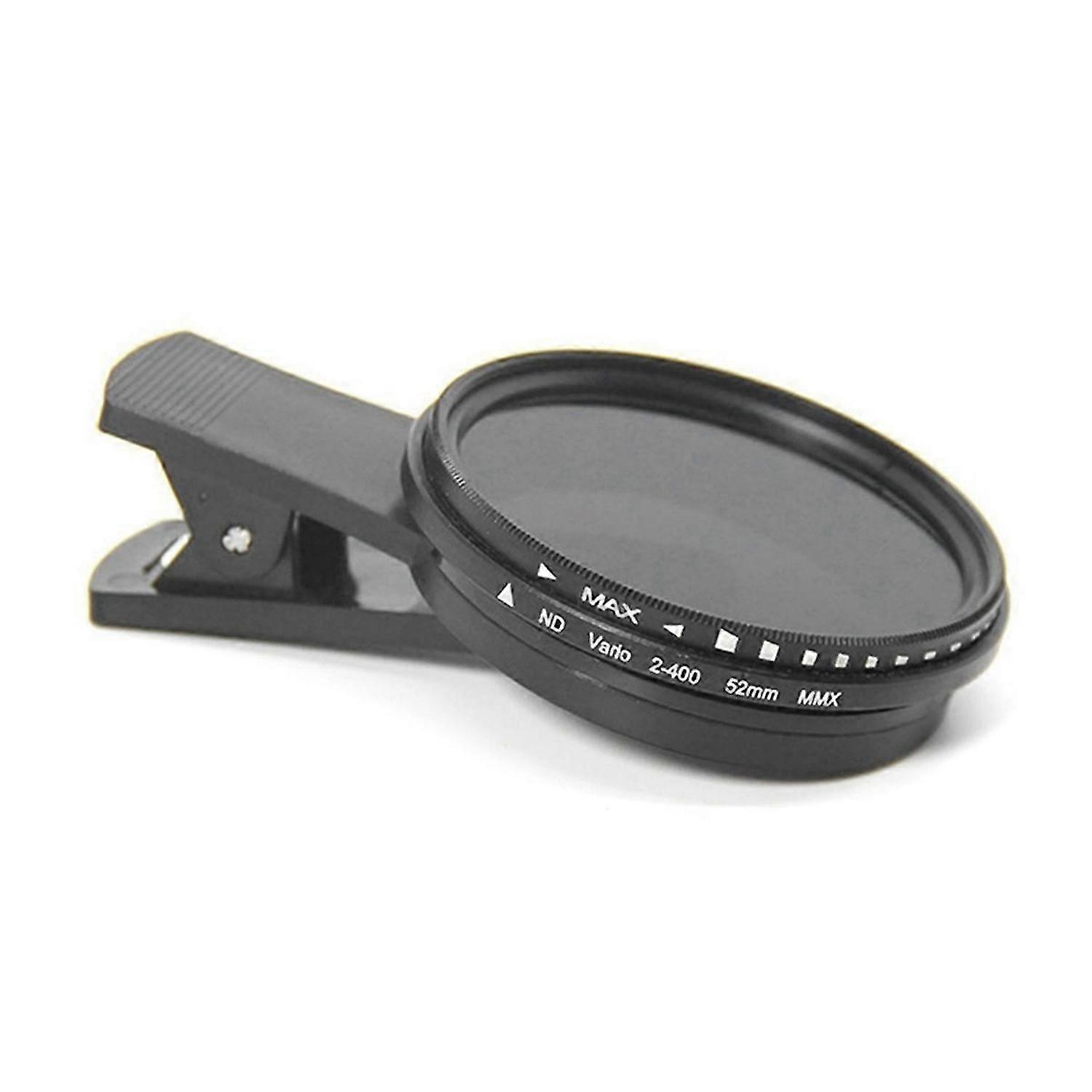 Phone ND Filter ND2 to ND400 Clip-on Variable Neutral Density Filter