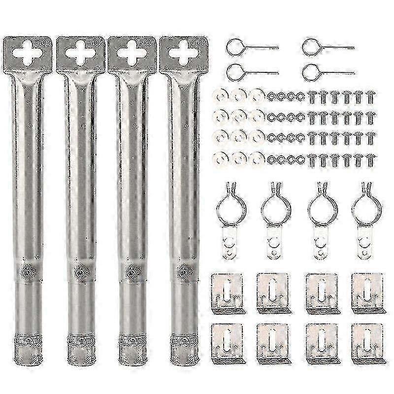 استبدال أنابيب الأنابيب المستقيمة لشواية غاز الشواء العالمية المكونة من 4 قطع