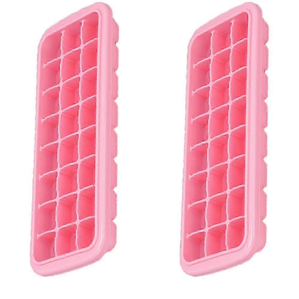 2 Ice Cube Trays, Ice Cube Molds with Lid, Stackable Ice Trays 2025