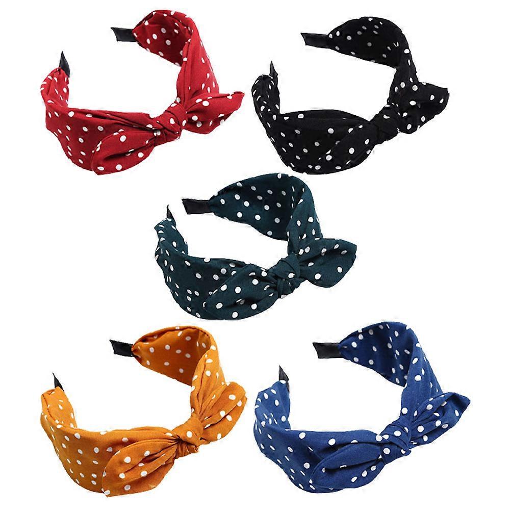 Bow Headbands Bow Knot Headbands for Decoration 10Pcs Assorted