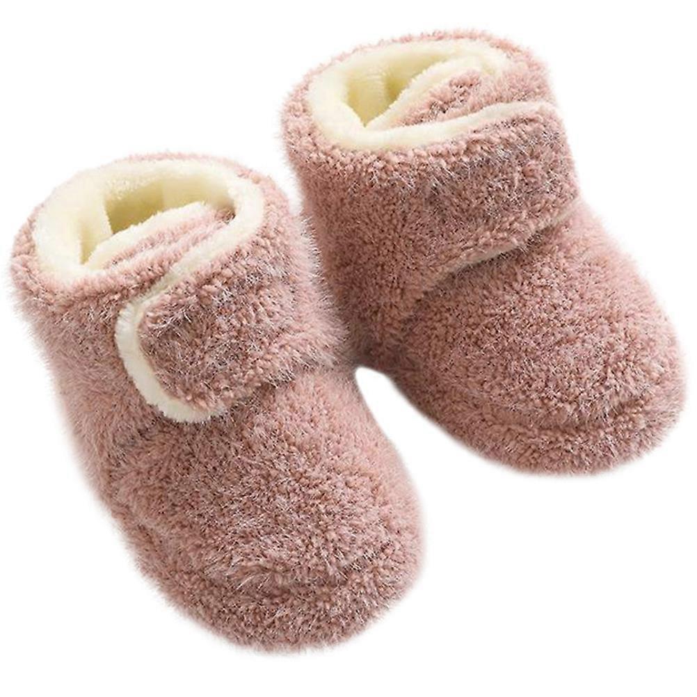 Breathable Toddler Shoes In Pink Suitable For Infants Designed For Indoor Use With Non-Slip Feature 1 Pair