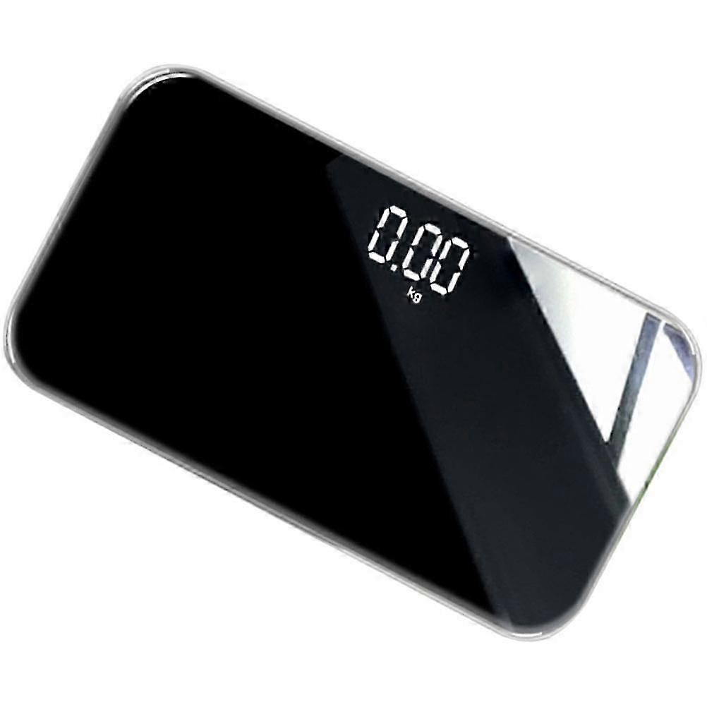 Rechargeable Digital Body Weight Scale with Display for Accurate Measurements, Portable for Home and Travel