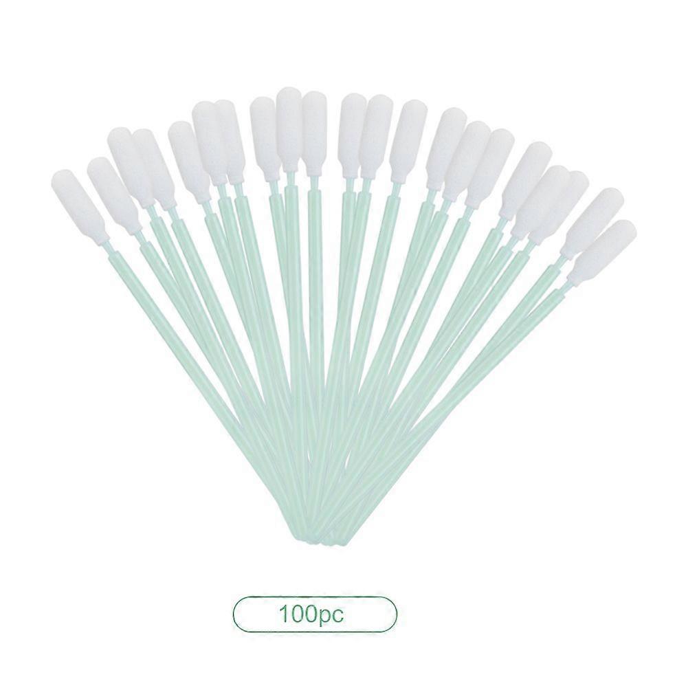 100pcs Anti static Foam Cleaning Swabs Round Tip Stick For Printer Disk Lens