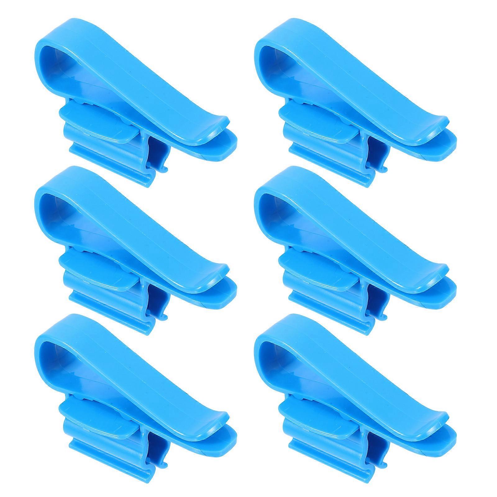 Aquarium Hose Clamp Plastic Water Pipe Clips for Fish Tank Fixing 12Pcs