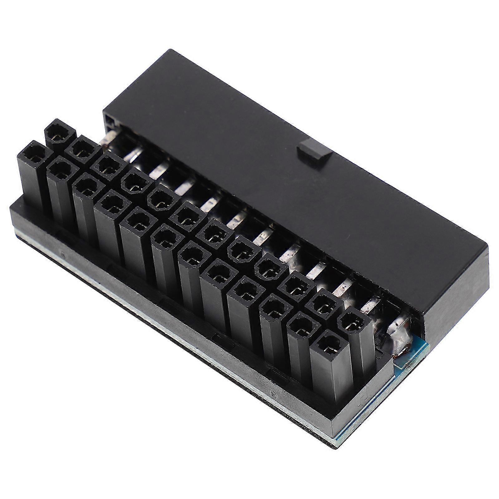 Angled Adapter for Motherboard to Facilitate Power Supply Installation