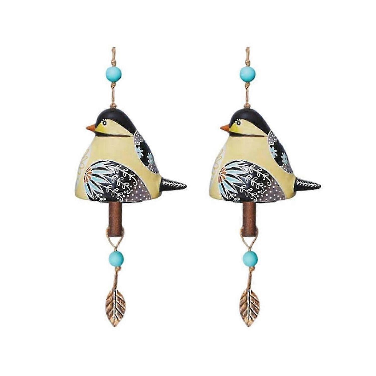 2PCS Bird Song Bell Bird Song Bell Wind Chime Bird Song Bell,C
