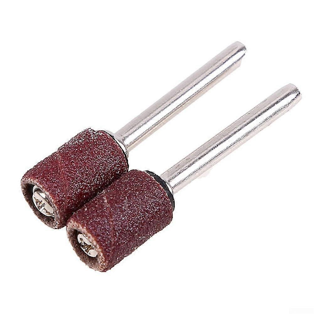 Sanding Band Kit With 100 Pieces Of 320 Grit Sleeves And Two Mandrels For Wood Projects