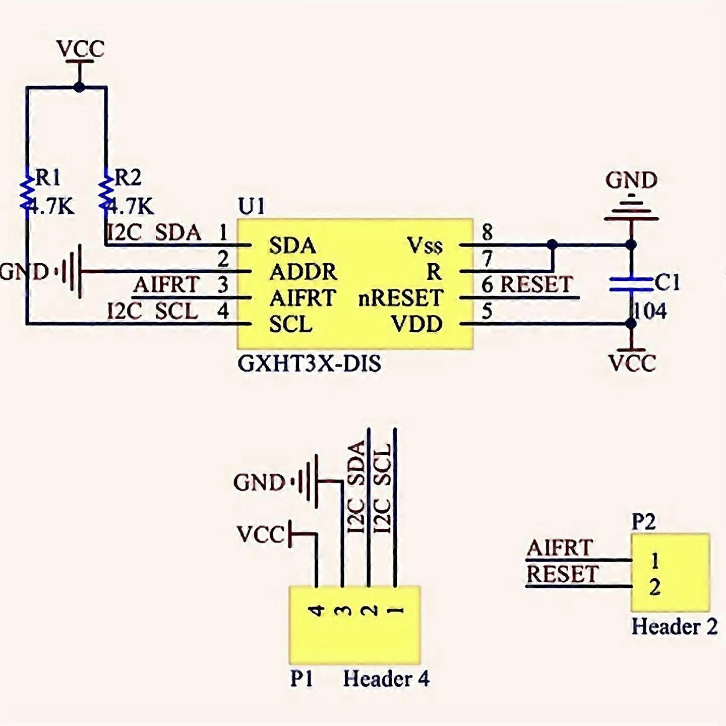 For Gxht30 Module Sht30 Highprecision Digital Temperature And Humidity