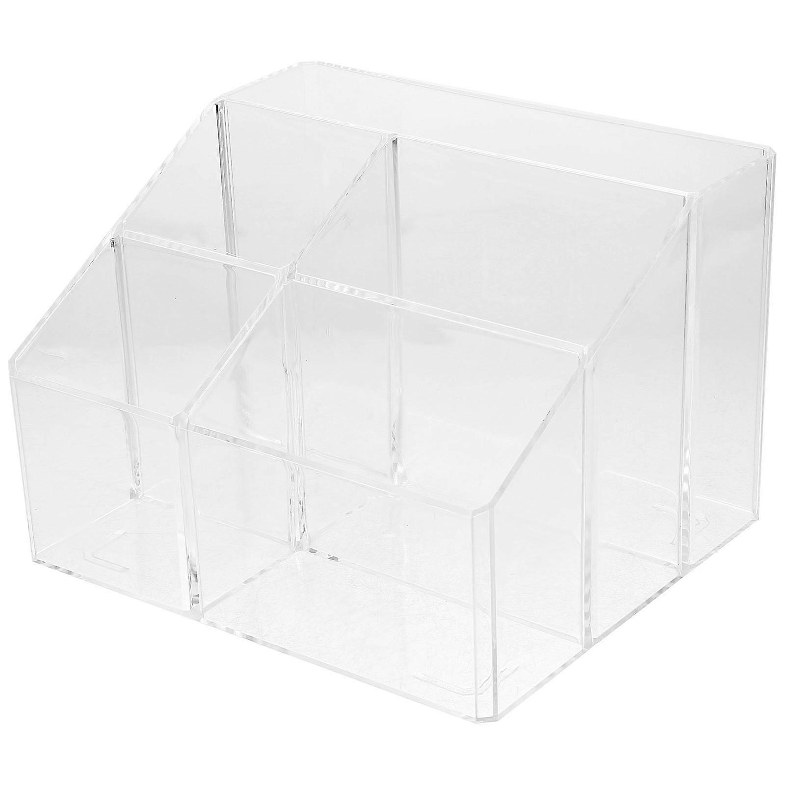 Desktop Storage Box Acrylic Storage Holder for Organizing 2Pcs
