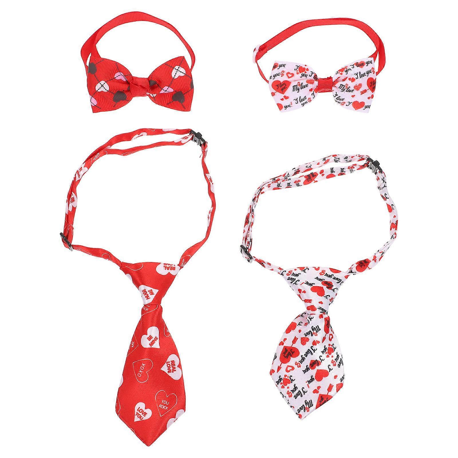 Dog Bow Tie Prop 2Sets for Comfortable Pet Wearing