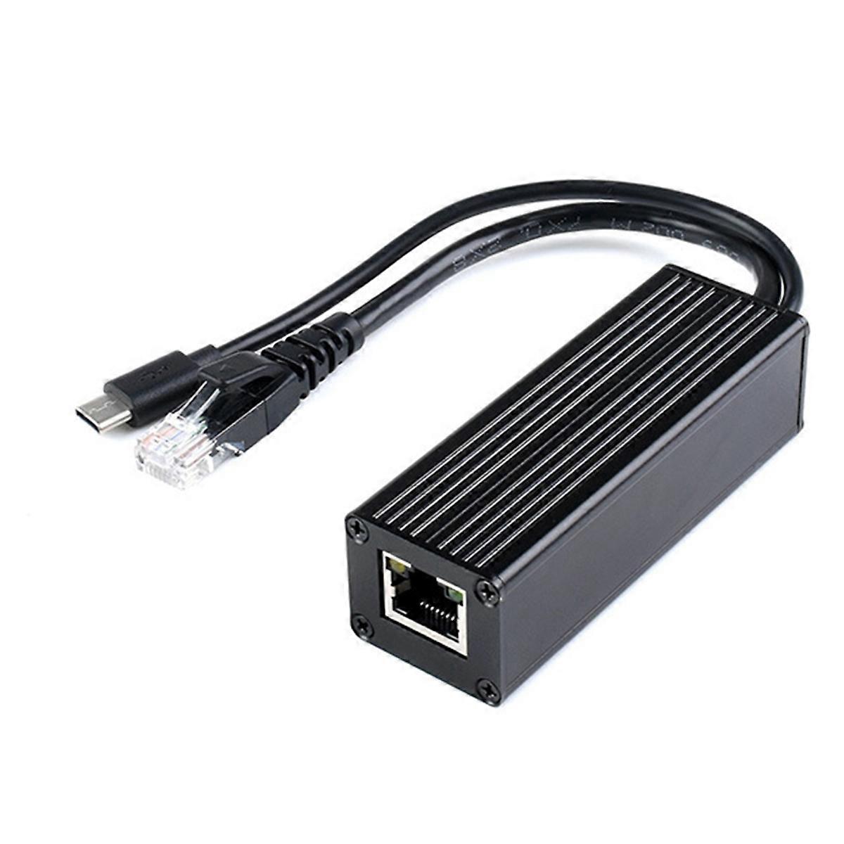  PoE Splitter Industrial Gigabit Type-C Interface