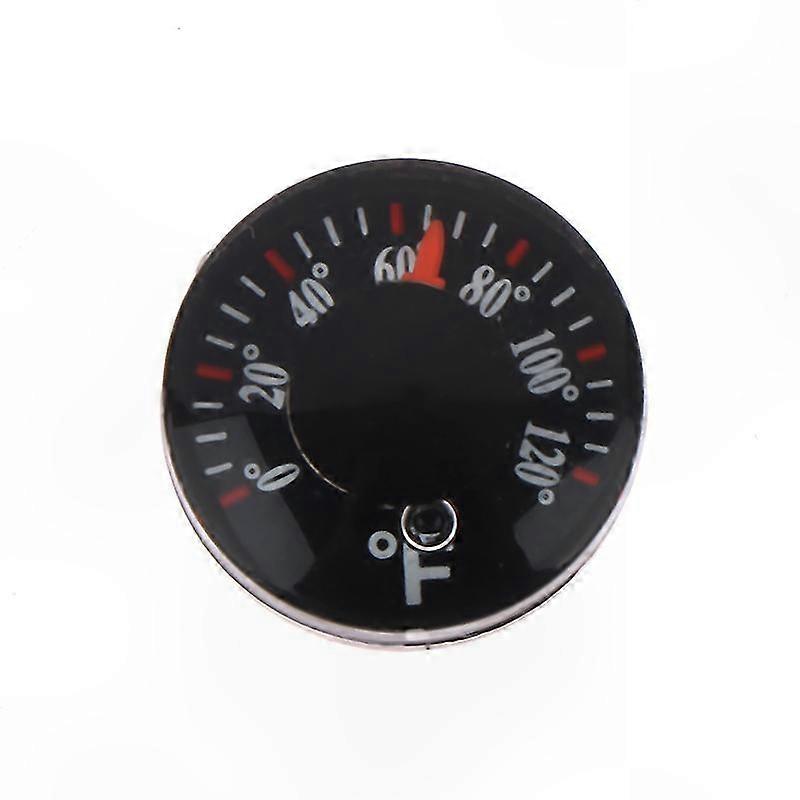 1pc 20mm Mini Round Outdoor Waterproof Plastic Car Thermometer