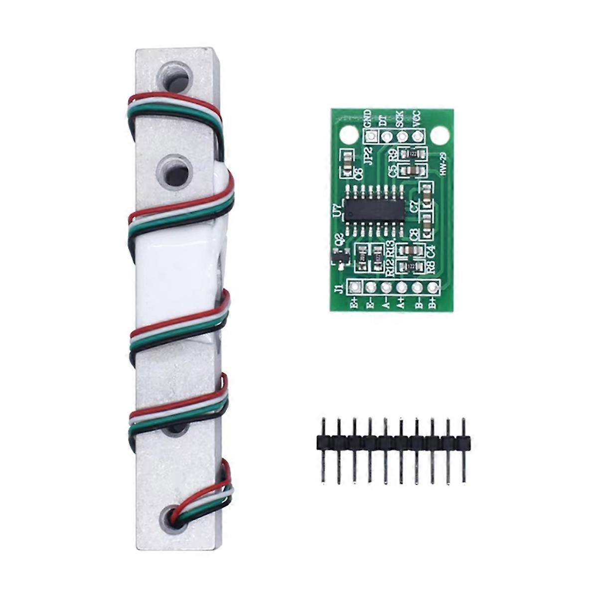 Precision Digital Load Cell Weight Sensor Kit 1KG with HX711 Module for DIY Electronic Kitchen Scales and Projects