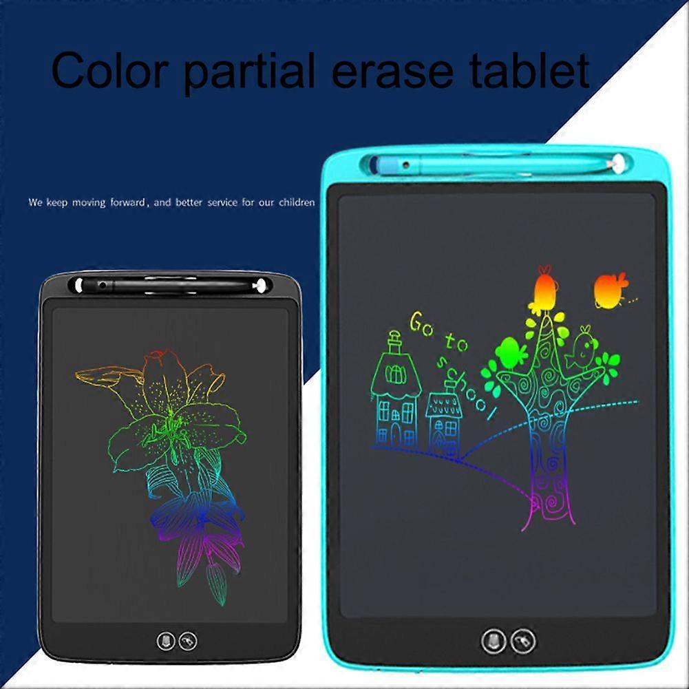 LCD Writing Tablet 12in Easy to Use Eye Versatile Doodle Board Drawing Tablet for Home Black