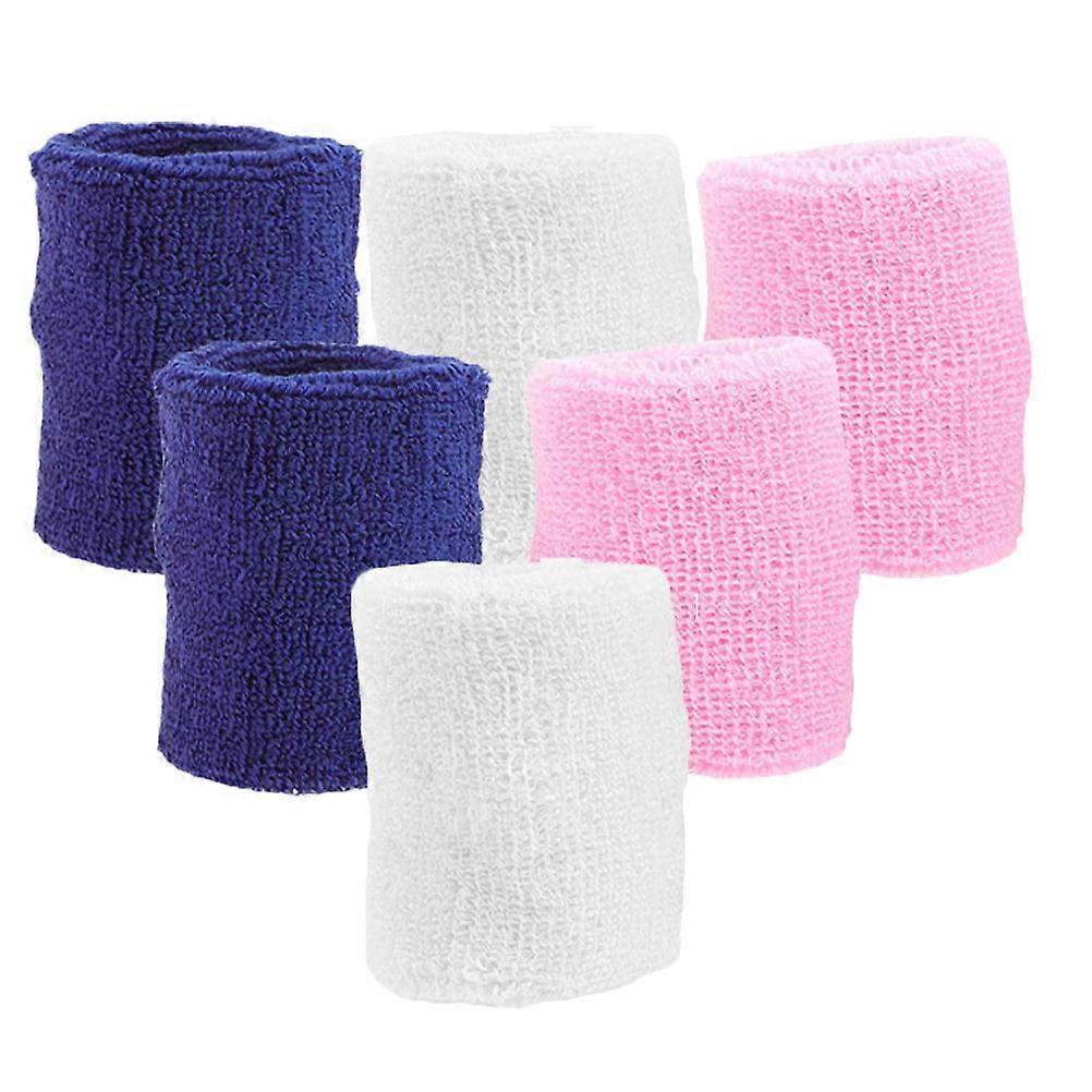 Sports Wristbands Elastic Wrist Support for Protector 12Pcs Assorted Color