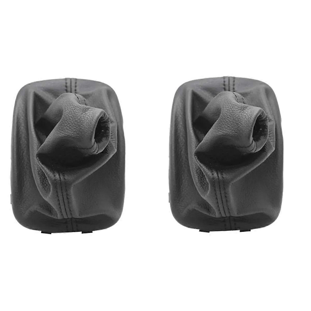 Car Automatic AT Leather Gear Shift Knob Dust-Boot Cover