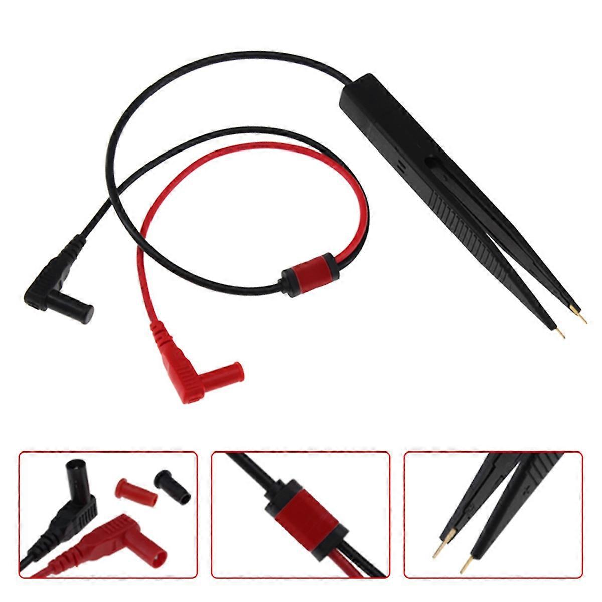 2PCS for SMD Chip Test Clip Capacitance Inductor Resistance Test Clip Meter Lead Probe Multimeter Tw