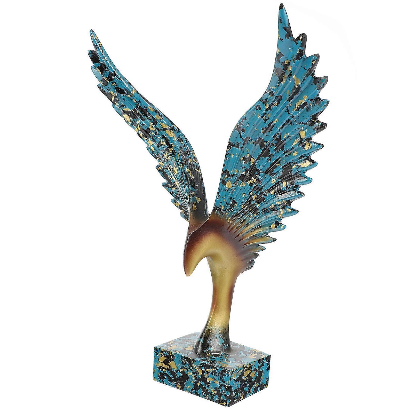 Home Decorative Accessories Dapeng Figurine Statue Office Ornament Simple Design 1Set