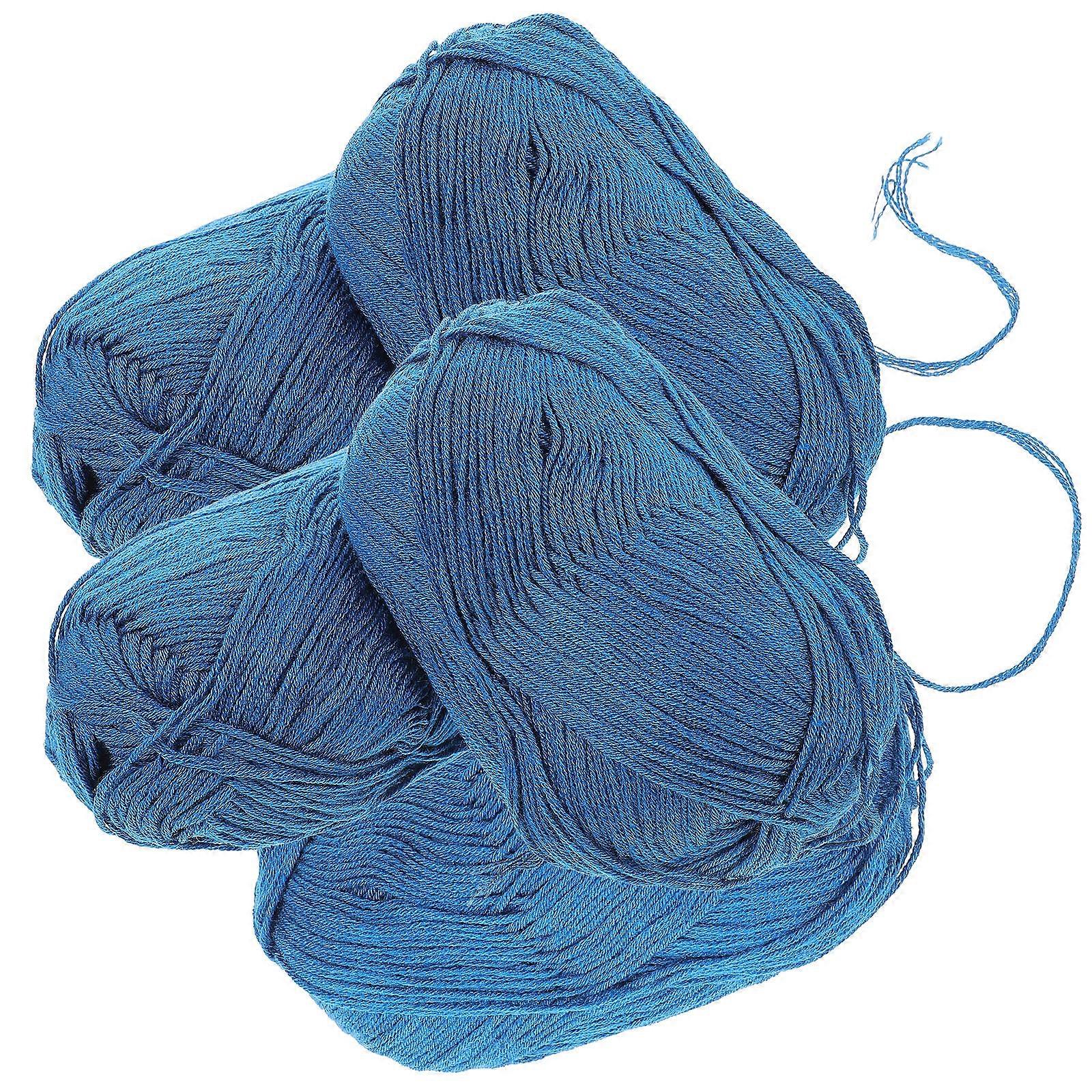 Knitting Yarn Solid Yarns for Crafting 10 Rolls Assorted Color Crochet Supplies