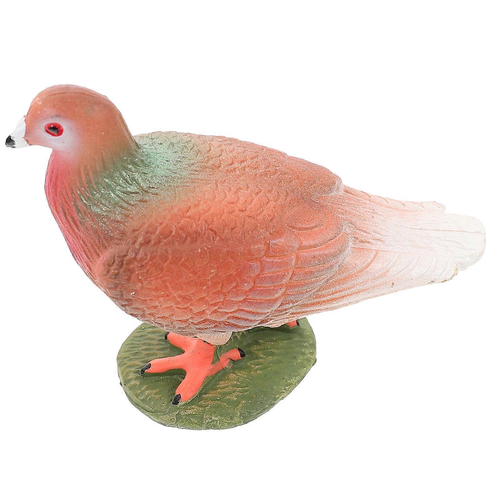 Dove Figurine Plastic Dove Craft Garden Ornament Decorative 3Pcs Set
