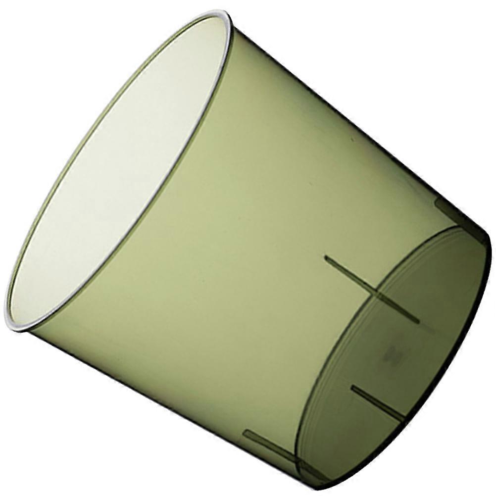 Round Clear Garbage Can For Bedroom Bathroom Organization 1Set