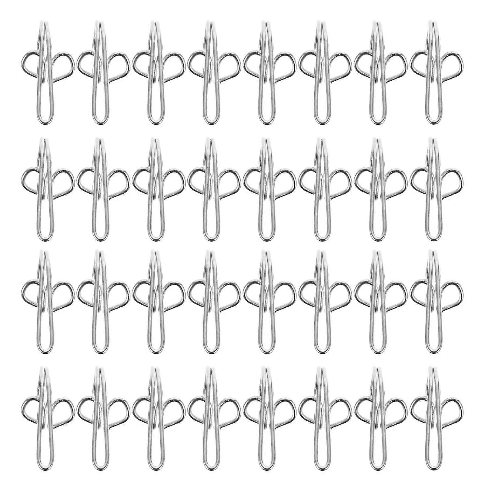 Curtain Accessories Metal Curtain Hooks for Secure Hold 150Pcs