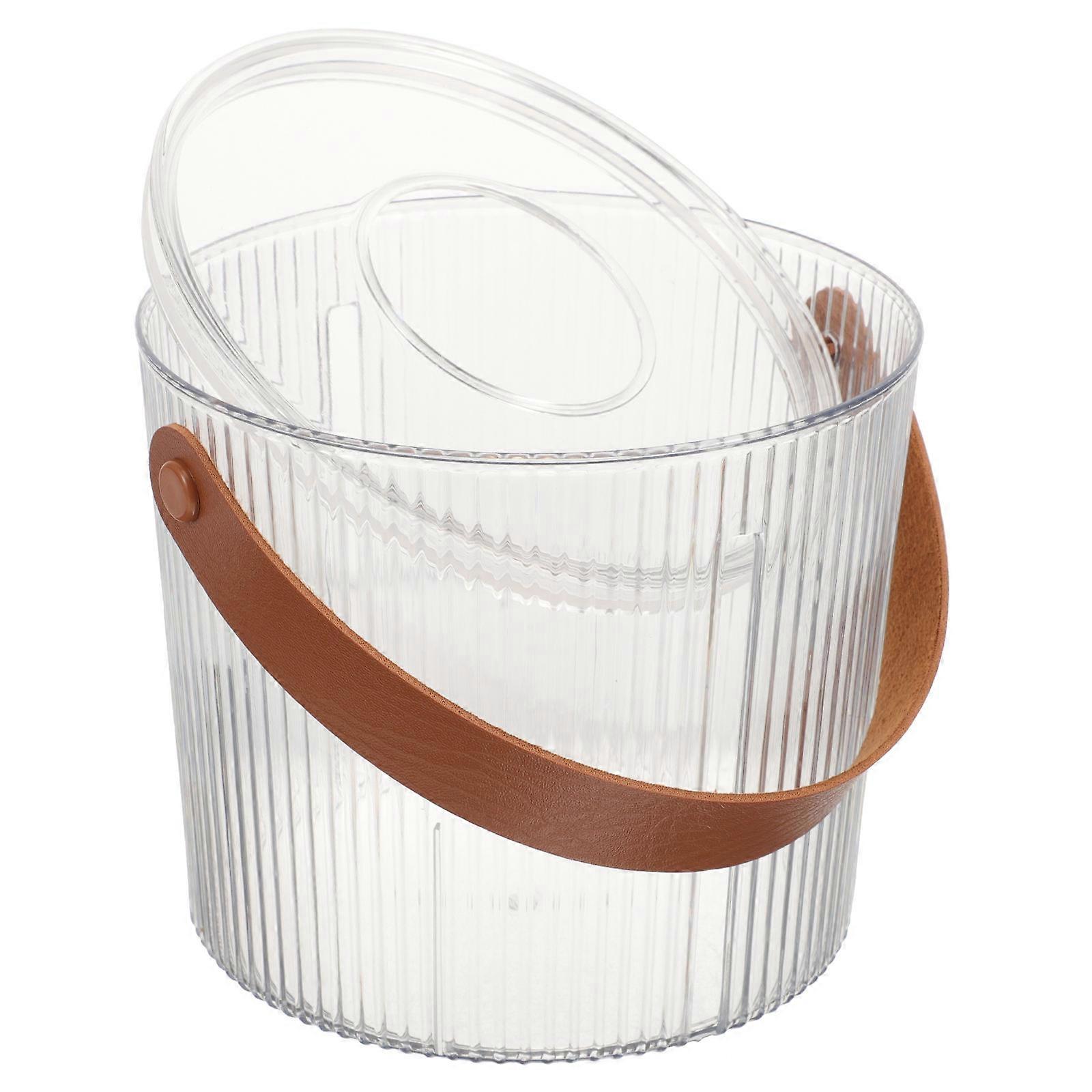 Transparent Multi-Use Tissue Holder for 3Pcs Paper Towel Storage Box